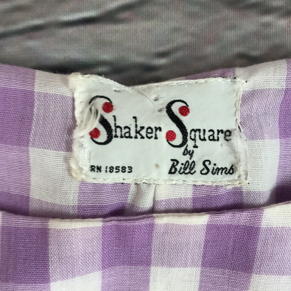 Vintage gingham scooter skirt - Picture 5 of 6